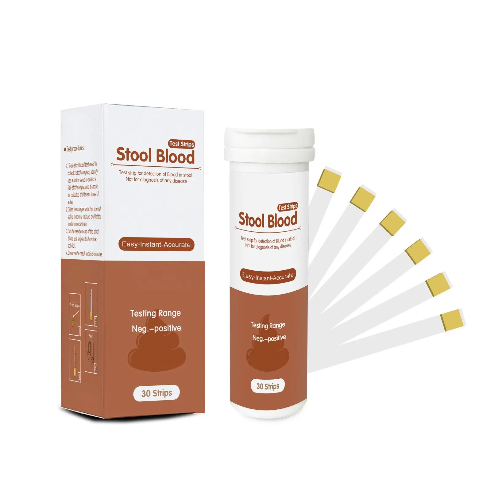 Home test accurate stool blood test strips for detecting of blood in stool