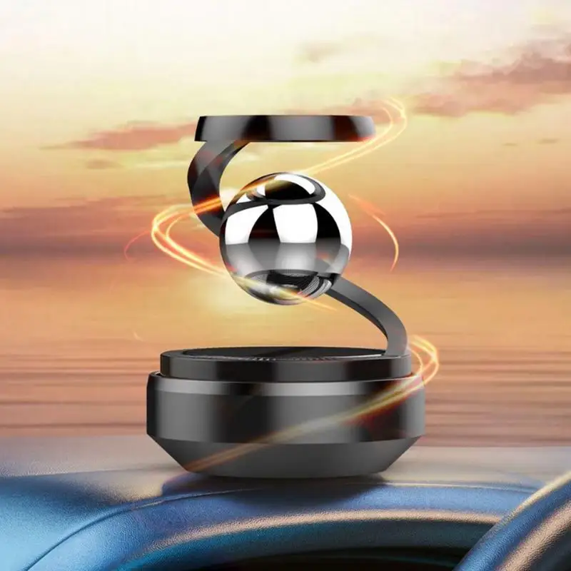 

Car Aromatherapy Diffuser Vehicle Solar Powered Rotating Diffusers Decorative Interior Accessories Natural Oil Air Freshener