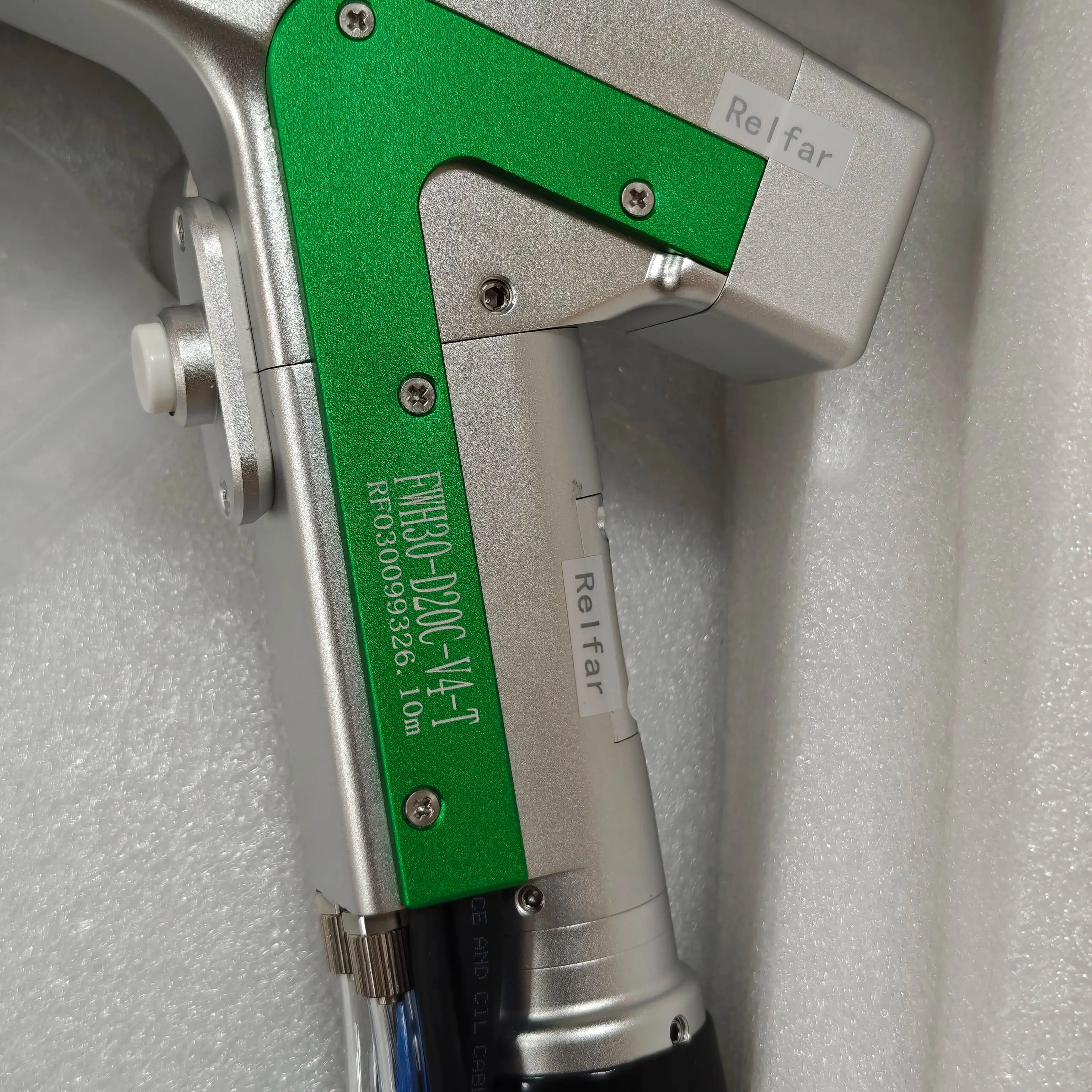 Relfar FWH30-D20C-V4-T Double Pendulum Laser Welding Head Accessories  Energy Storage Welding