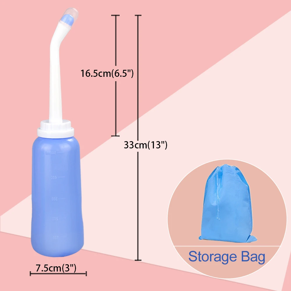 Handheld Personal Bidet Bottle,Bottle for Gentle Postpartum Care and Cleansing,Feminine Care Perineum Cleansing 350/500Ml