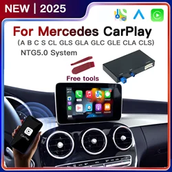 Wireless Carplay Module Android Auto Adapter for Mercedes Benz A B C S GL W176 W246 W205 W216 W166 W156 W253 W292 W117 W203 W222