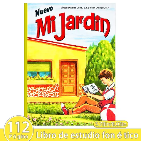 "My Jardin" is a Spanish-language phonetic reader with engaging content, making it suitable for early education.