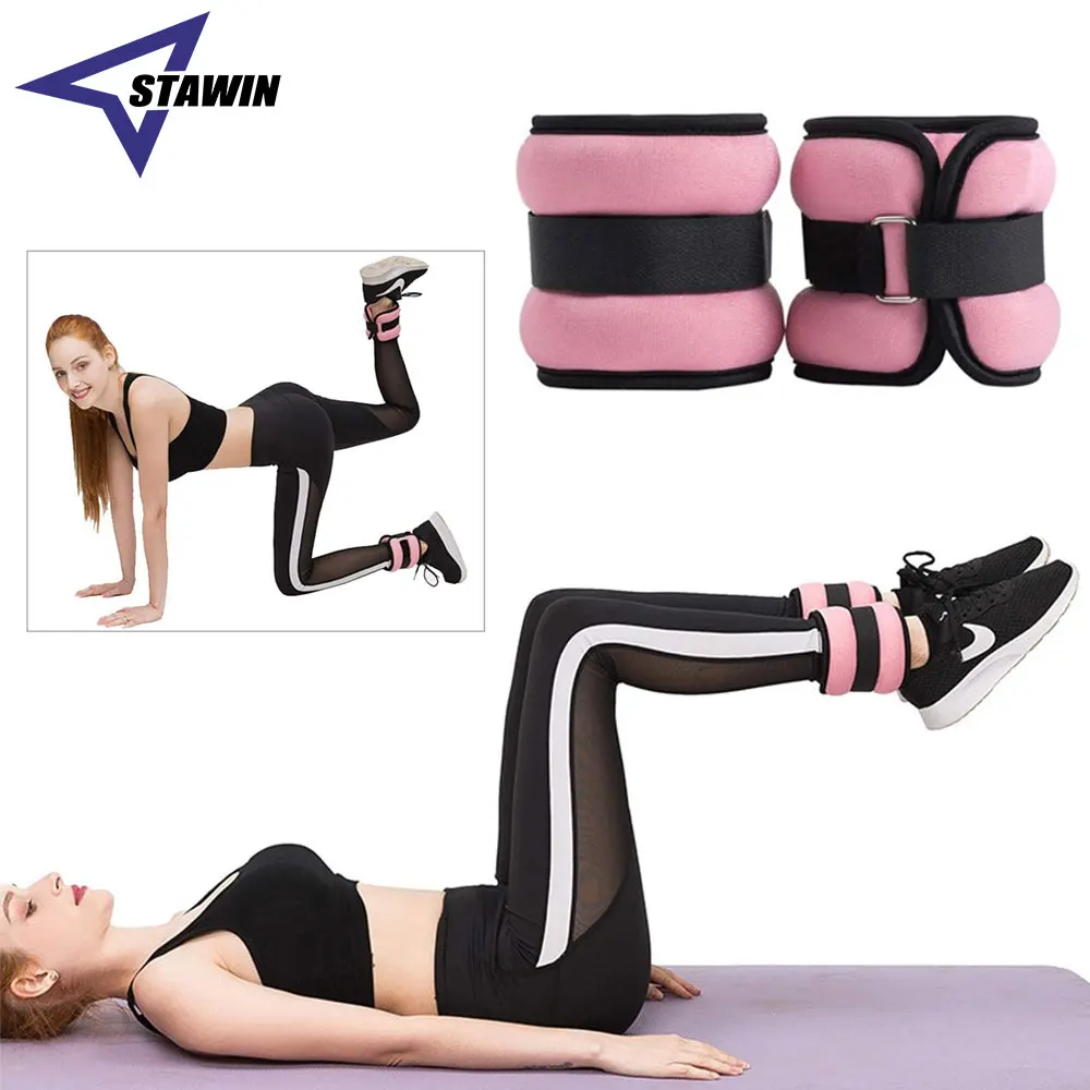 1 Paar verstellbare Knöchelgewichte für Damen und Herren (0,25 kg/0,5 kg pro Packung), verstellbare Beingewichte mit Riemen, Krafttraining