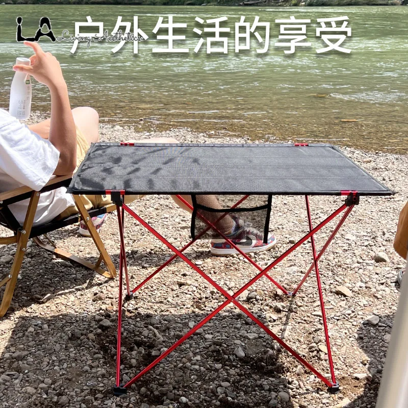 

Outdoor Foldable Table Portable Camping Desk For Ultralight Beach Aluminium Hiking Climbing Fishing Picnic Folding Tables