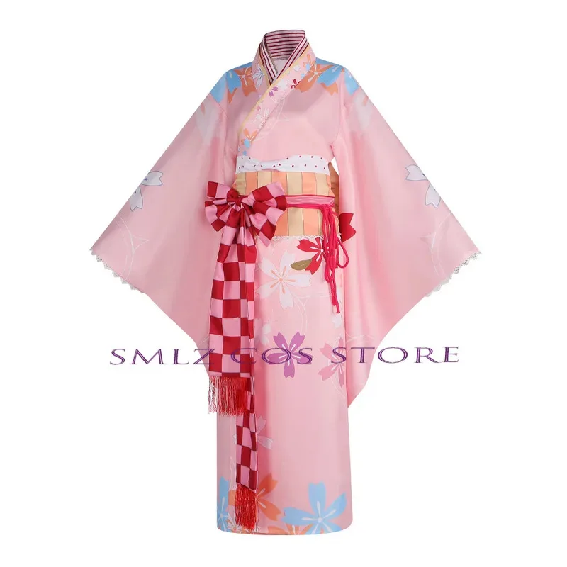 

CyAnime Kaname Madoka Cosplay Puella Magi Madoka Magica Costume Kimono Dress Wig Outfit Suit Halloween Uniforms for Women