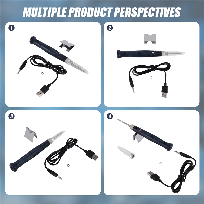 5V USB Soldering Iron Professional Electric Heating Tools Rework With Indicator Light Handle Welding BGA Repair-AA98