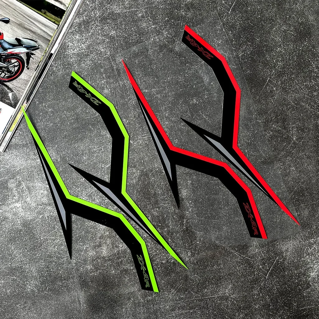 For Kawasaki ZX-4R ZX-4RR ZX4R ZX4RR Motorcycle Fairing Head Stickers Motorcycle Motor Bike Scooter Head Body Decal Accessories