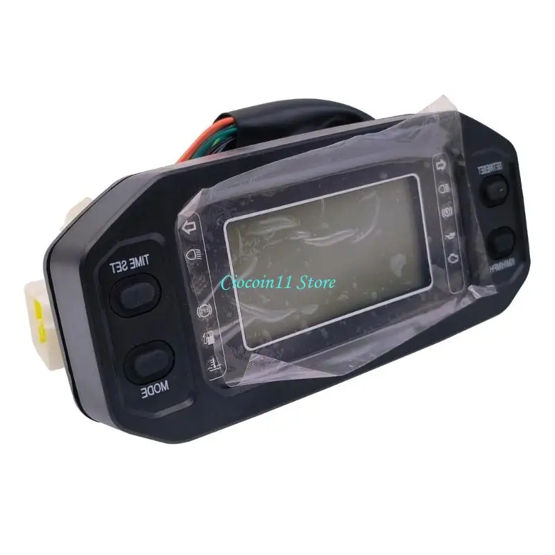 Y1UB UTV Meter Assembly for Odes 800 Dominator Raider, Digital Instrument Display with Central LCD, Four Physical Buttons and