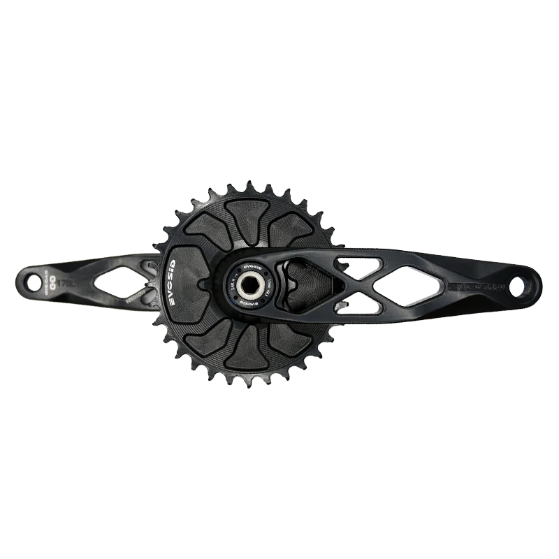 AliExpress EVOSID MTB Bike Crankset DUB 29mm Mountain Bicycle Crank 165/170/175mm 3-nail Straight Installtion Chainring For Enduro AM DH XC