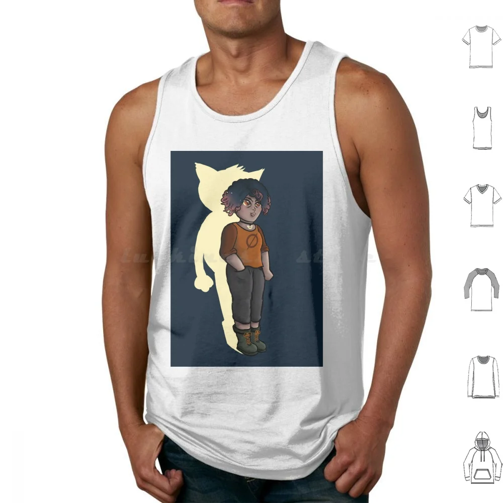 Human Mae ( Night In The Woods ) Tank Tops Vest Sleeveless Night In The Woods Mae Mae Borowski Fanart Video Games