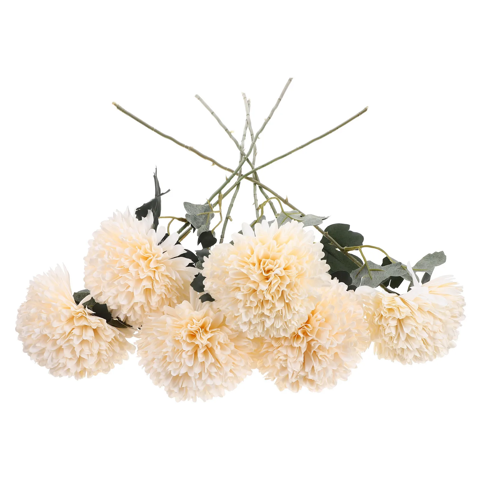 

6Pcs Simulation Dandelions Realistic Artificial Flower Decor for Home Wedding Party Banquet Decoration Household Fake Dandelions