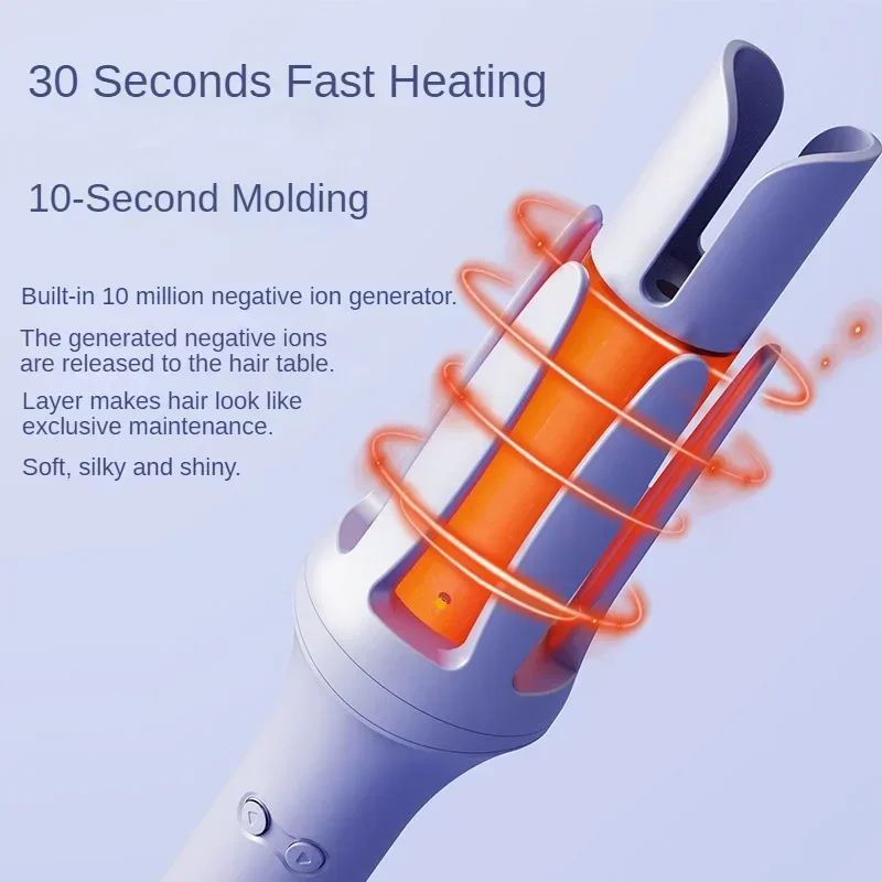 Automatic Hair Curler Stick Negative Ion Electric Ceramic Curler Fast Heating Rotating Magic Curling Iron Hair Care Styling Tool