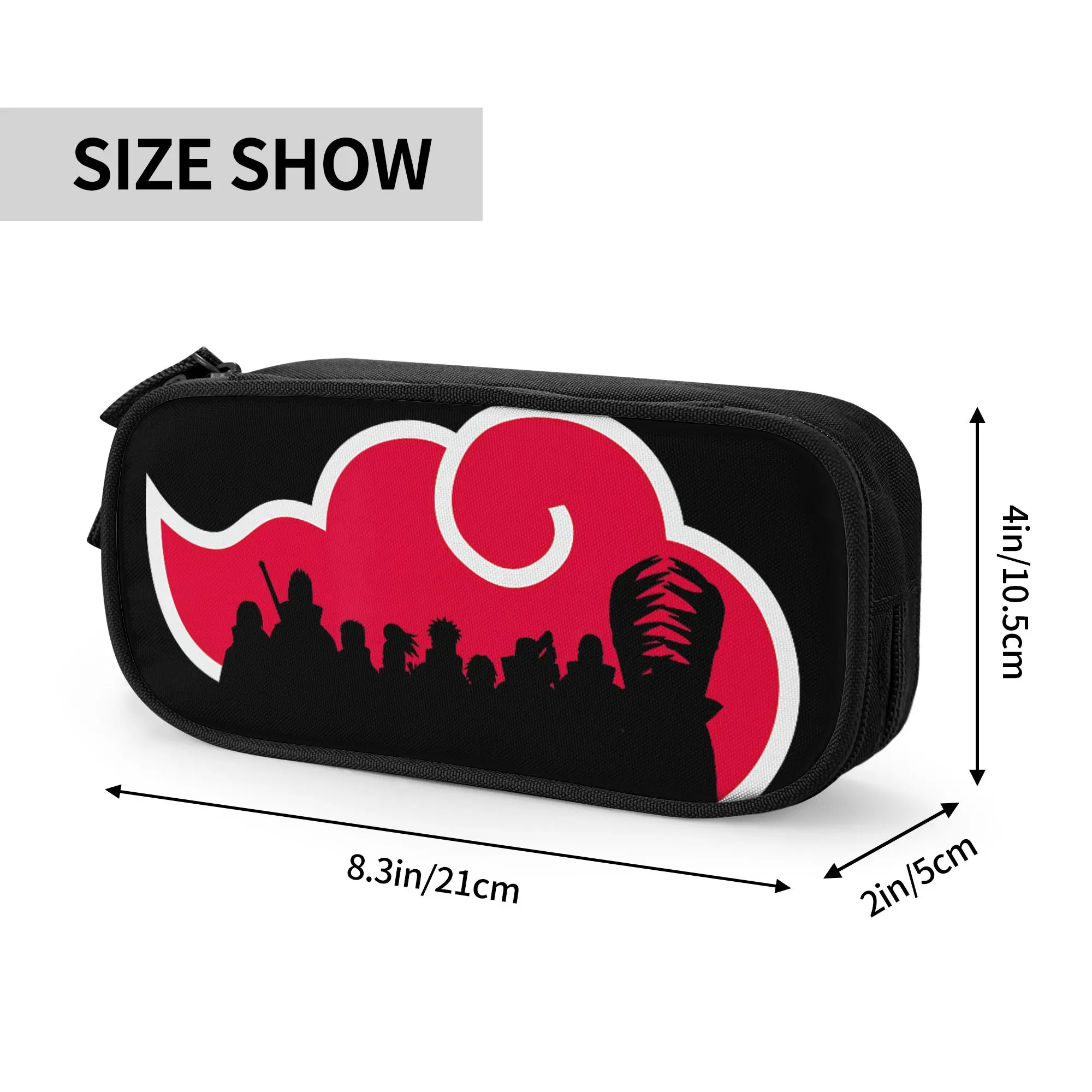 Large Capacity Bags for Child Cartoon Naruto Shippuden Akatsuki Silhouette Anime  Handheld Study Bag for Boys Gilrs Kids