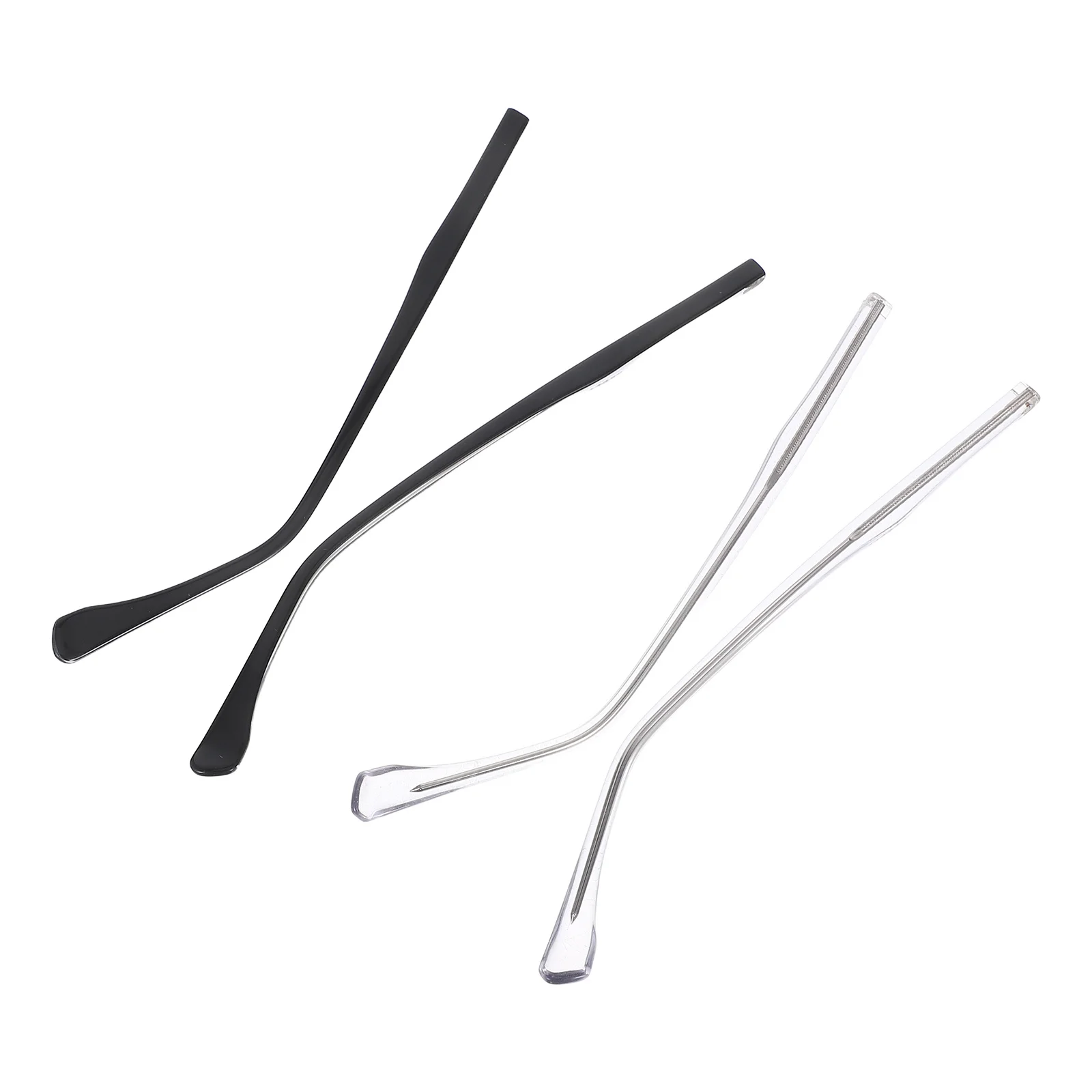 

2Sets Metal Eyeglass Arms Replacement Temple Tips Universal Fit Comfortable Long Term Wear DIY Glasses Legs Repair