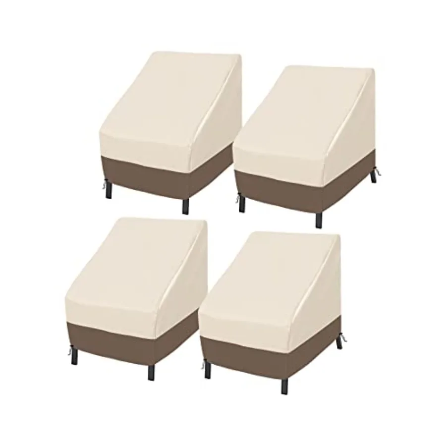 

Waterproof Patio Chair Covers, Lounge Deep Seat Cover, Heavy Duty and Waterproof Outdoor Lawn Patio Furniture Covers, Beige and