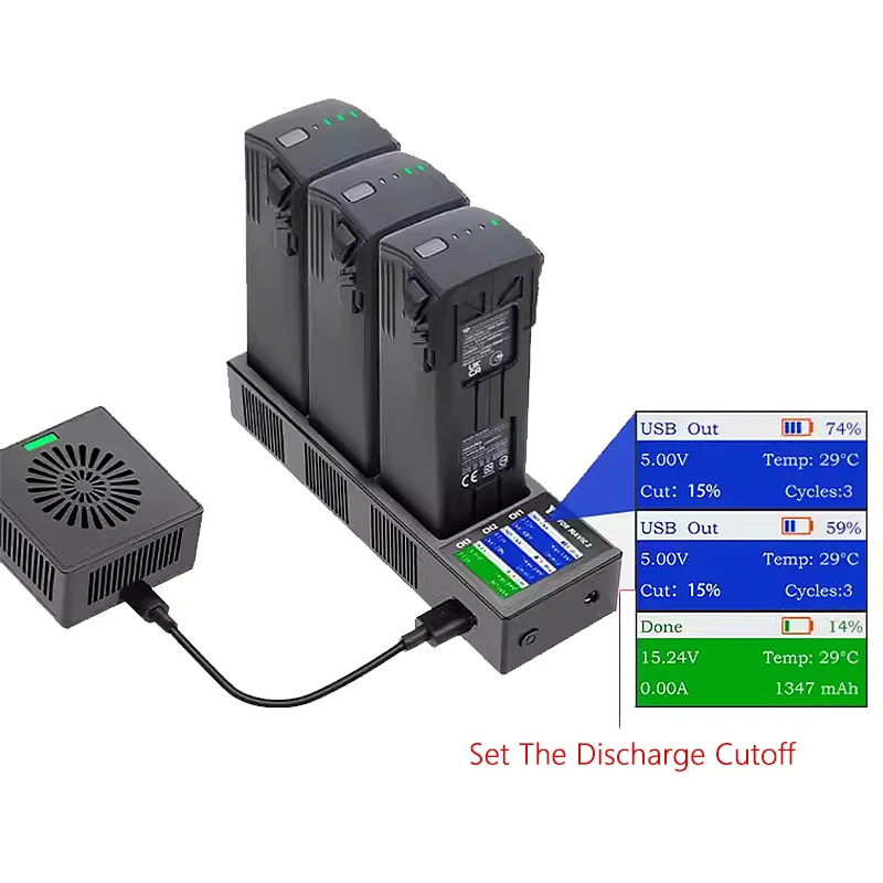 Stocks New & Original s  3 Enterprise  Battery Kit With 5000mah Batteries & Charging Hub For  3 M3e M3t