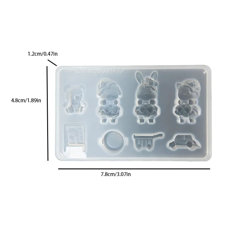 DIY Silicone Epoxy Resin Mold Animals series Molds Jewelry Mould
