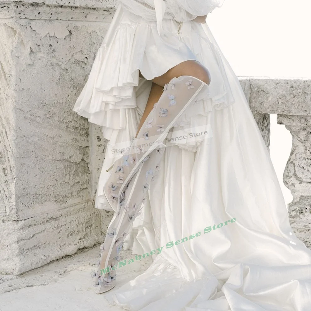 

Женские ботинки с острым носком на тонком высоком каблуке, разноцветные, летние, весенние, на молнии сзади, до колена, повседневные, дизайнерские, на шнуровке