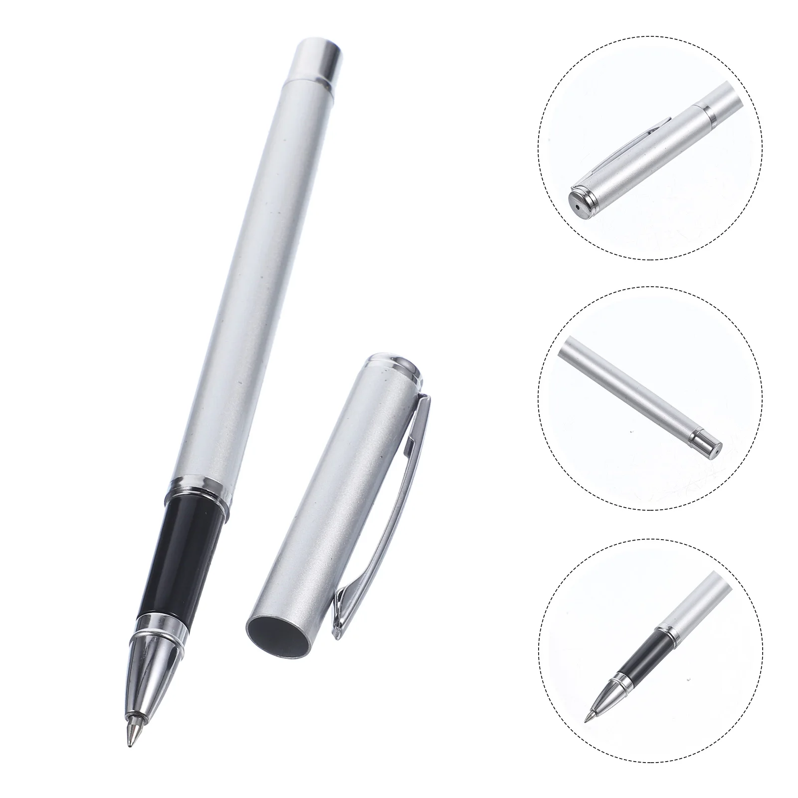 

Stable Metal Multi-Function Gel Ink Office Signing Portable Business Gift Fine Tip Writing Pen With Lid Calligraphy Ink
