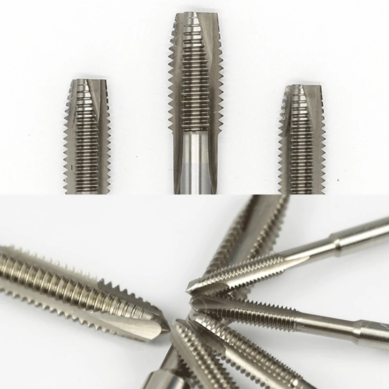 HSS Apex Tap Titanium Plated Straight Flute Machine Screw For Metal M2 M2.5 M3 M3.5 M4 M6 M8 M10 M12 M14 M16 M18 M20 M24 M27 M30