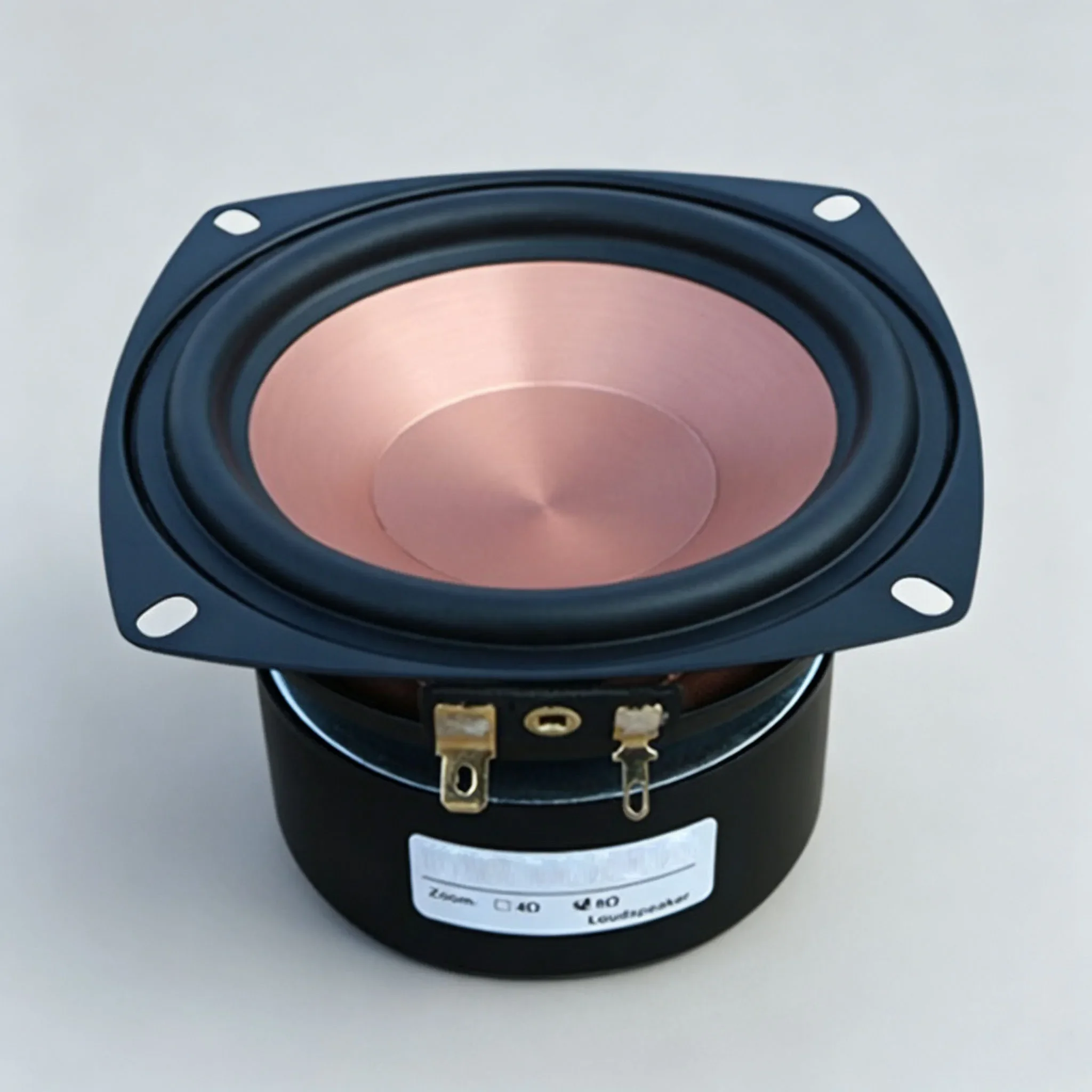 25 Core Hifi Speaker for 2 Way 3 Way Bookshelf Loudspeaker 4 Inch 4 Ohm 8Ohm 40W Midrange Woofer Speakers for Home Theater DIY