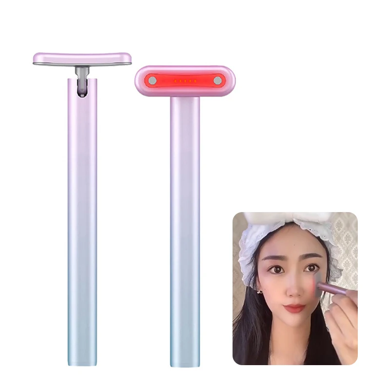 

Red Light Therapy EMS Microcurrent Facial Wand Eye Dark Spots Hyperpigmentation Anti-aging Firming Tool