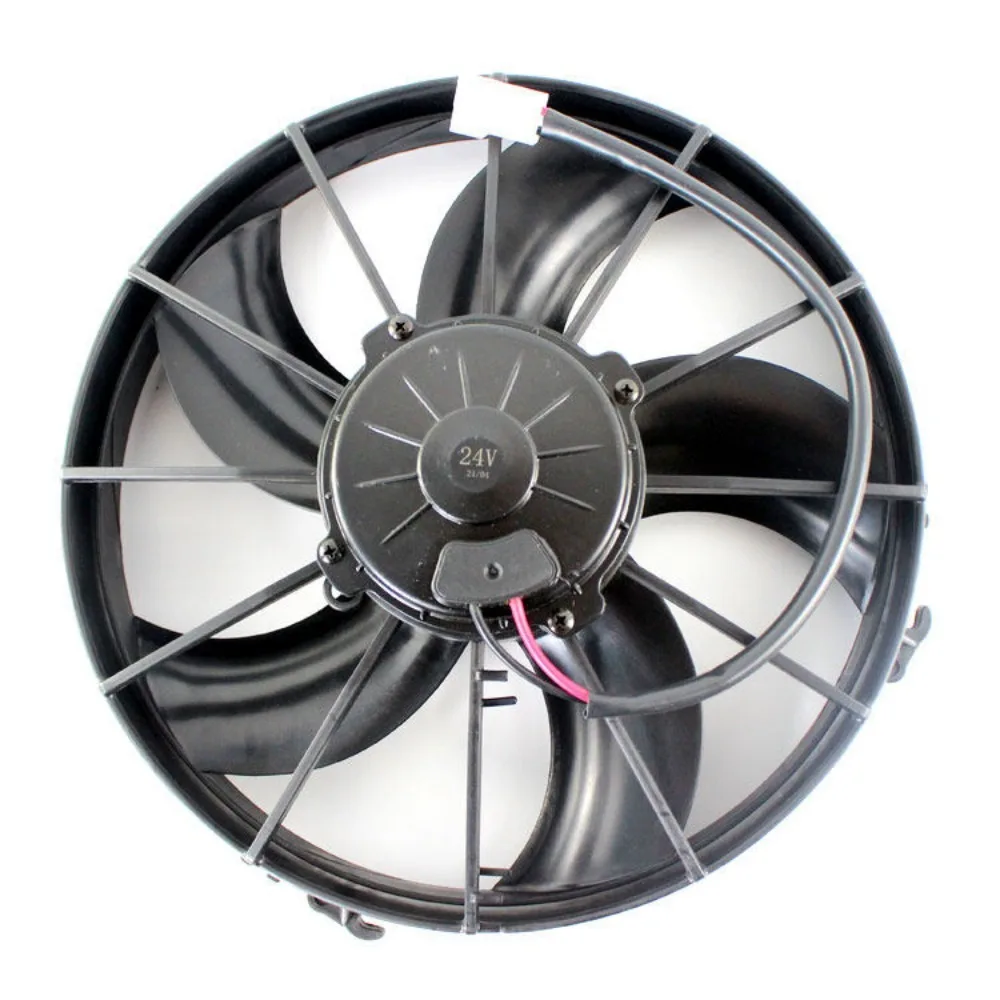 Automobile Air Conditioner Cooling Fan 8,9,10,12,14 Inch 80W 12V/24V Electronic A/C Fan 8,9,10,12,14 Inch