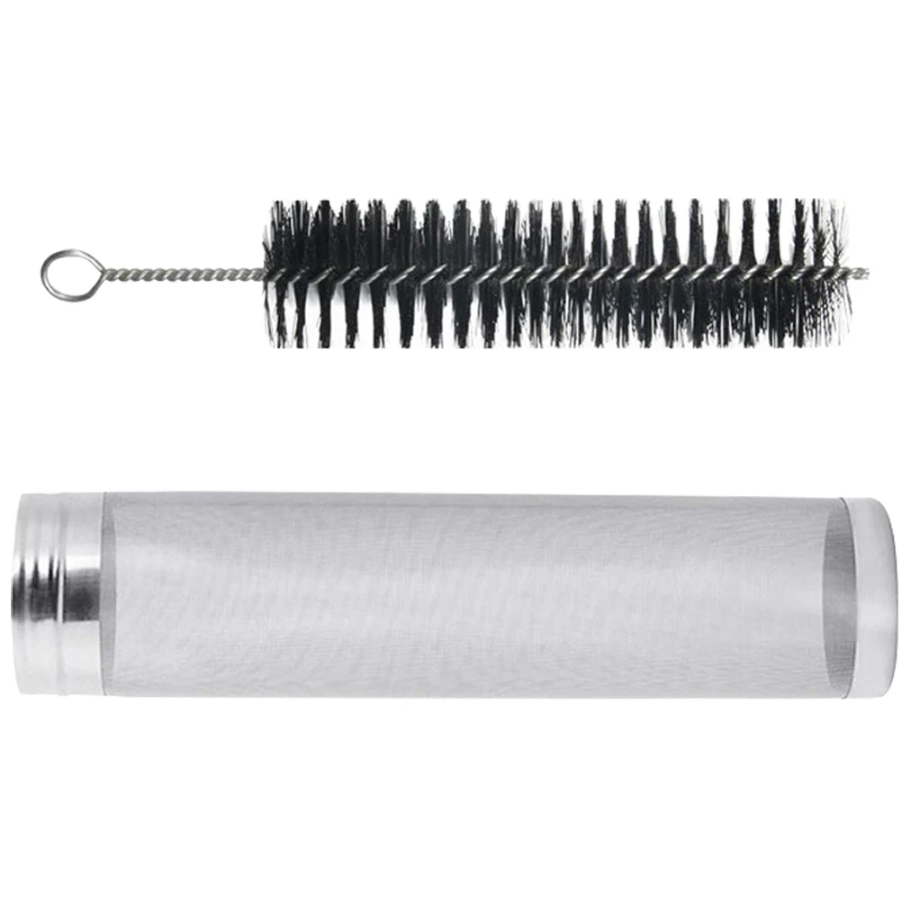

Beer Filter Cartridge 7x29cm Stainless Steel Hop Strainer Homemade Brew Accessories Portable Beer Filter Tube Wine Making Tool