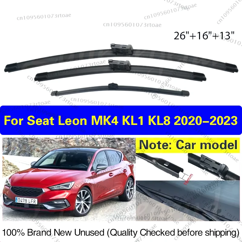 

Для Cupra Seat Leon Mk4 KL1 KL8 2020 2021 2022 2023 хэтчбек передняя и задняя щетка стеклоочистителя лобовое стекло автомобиля щетка от дождя