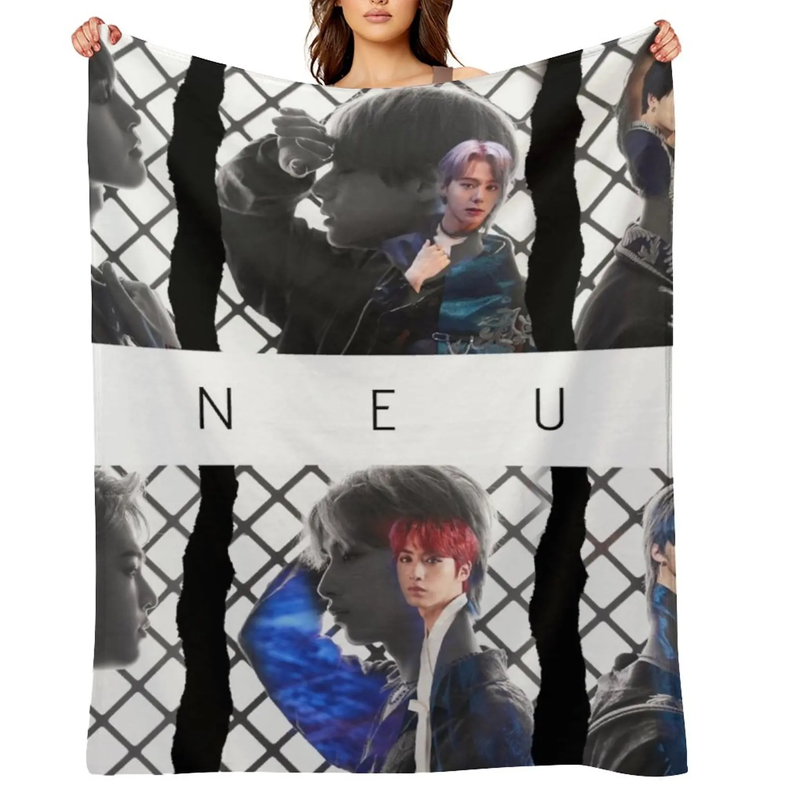 ONEUS Throw Blanket Decorative Throw Blankets Sofas Of Decoration Soft Plush Plaid Fashion Sofas Blankets