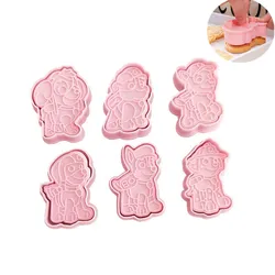 Paw Patrol Narzędzia do ciast Śliczne Anime Patrol Canine Cookie Mould Frosting Crackers Press Mold Cutter Set Plastikowe narzędzia do pieczenia DIY