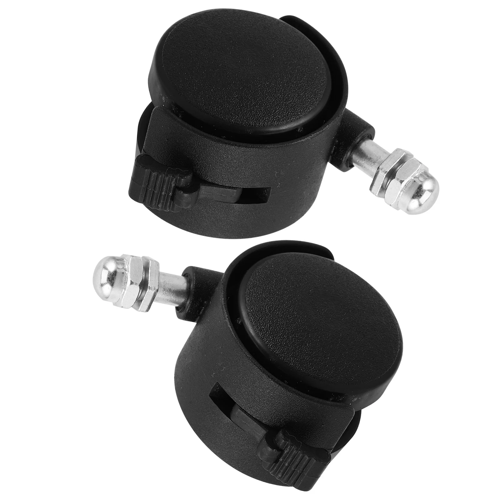 

2 Pcs Universal Wheel Baby Chair Caster Replacements Electric Heater Accessories Casters Plastic Bath Wheels Components