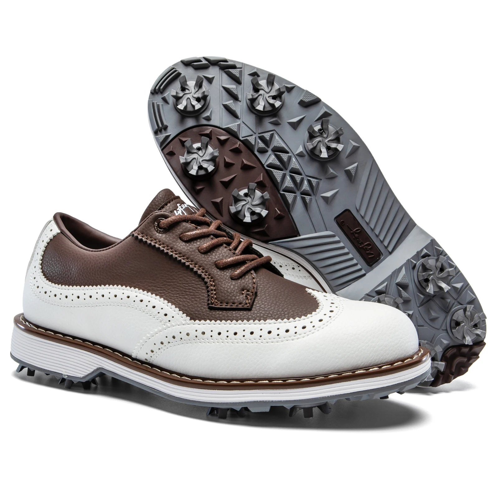 UOFEIY Softlite Professional Men's Golf Shoes Spiked Business Breathable Comfortable view 5