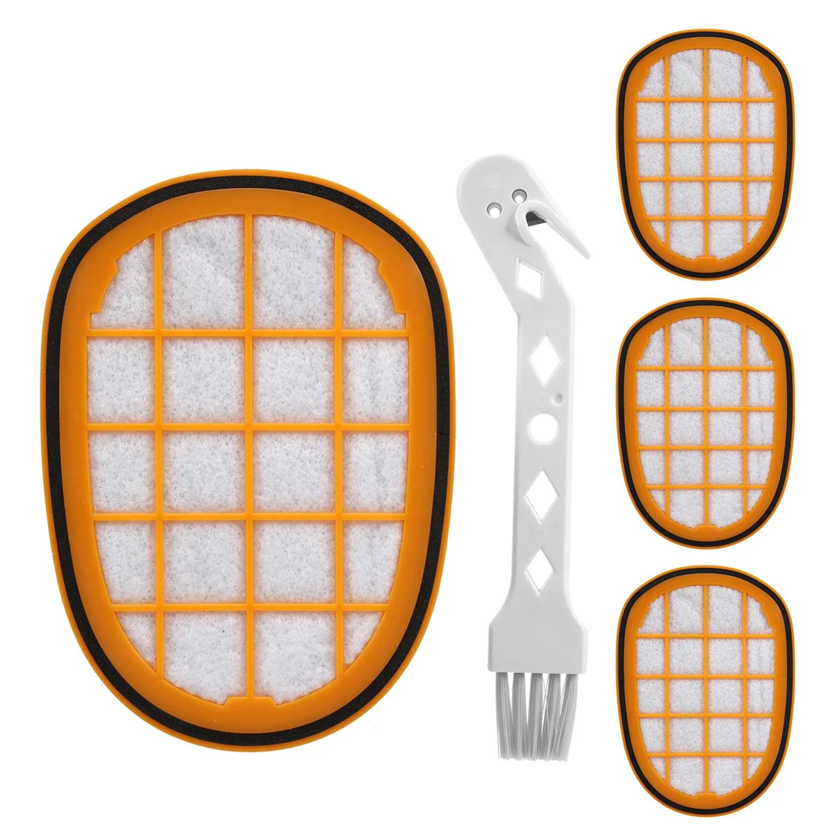 Комплект из 4 фильтров для ручного пылесоса Philips SpeedPro Max Aqua FC6812 FC6813 FC6822 FC5005/01 Сменные фильтрыA83X