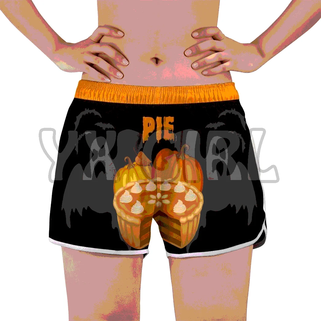 

SKELETON HANDS PUMPKINS CUSTOM 3D All Over Printed Shorts Quick Drying Beach Shorts Beach Swim Trunks