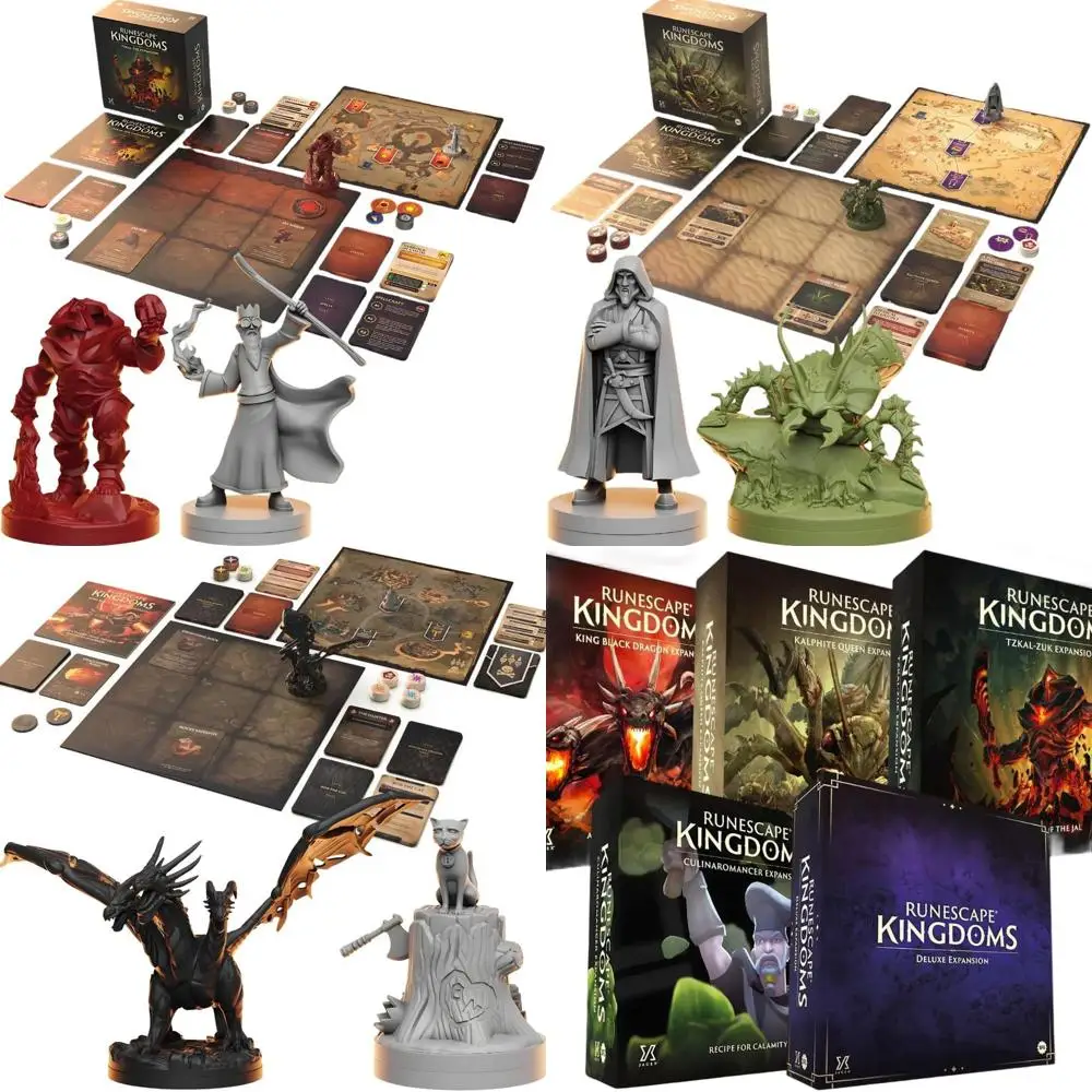 

Комплект RuneScape Kingdoms: King Black Dragon, Kalphite Queen, TzKal-Zuk, Culinaromancer, Expansion