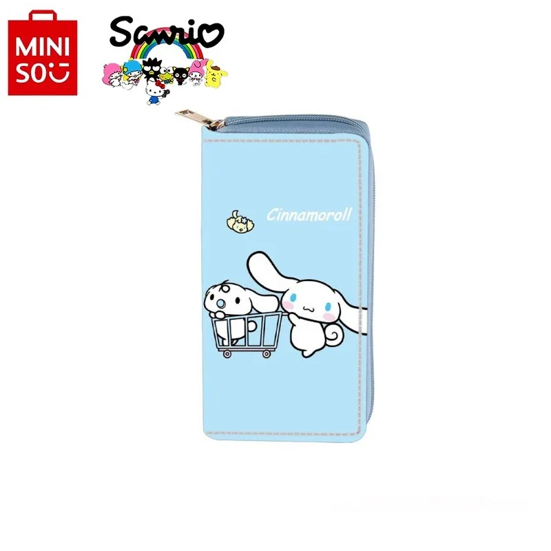 Miniso Sanrio Women\'s Wallet Fashionable and High Quality Long Zero Wallet Small and Fresh Multi Functional Storage Card Bag