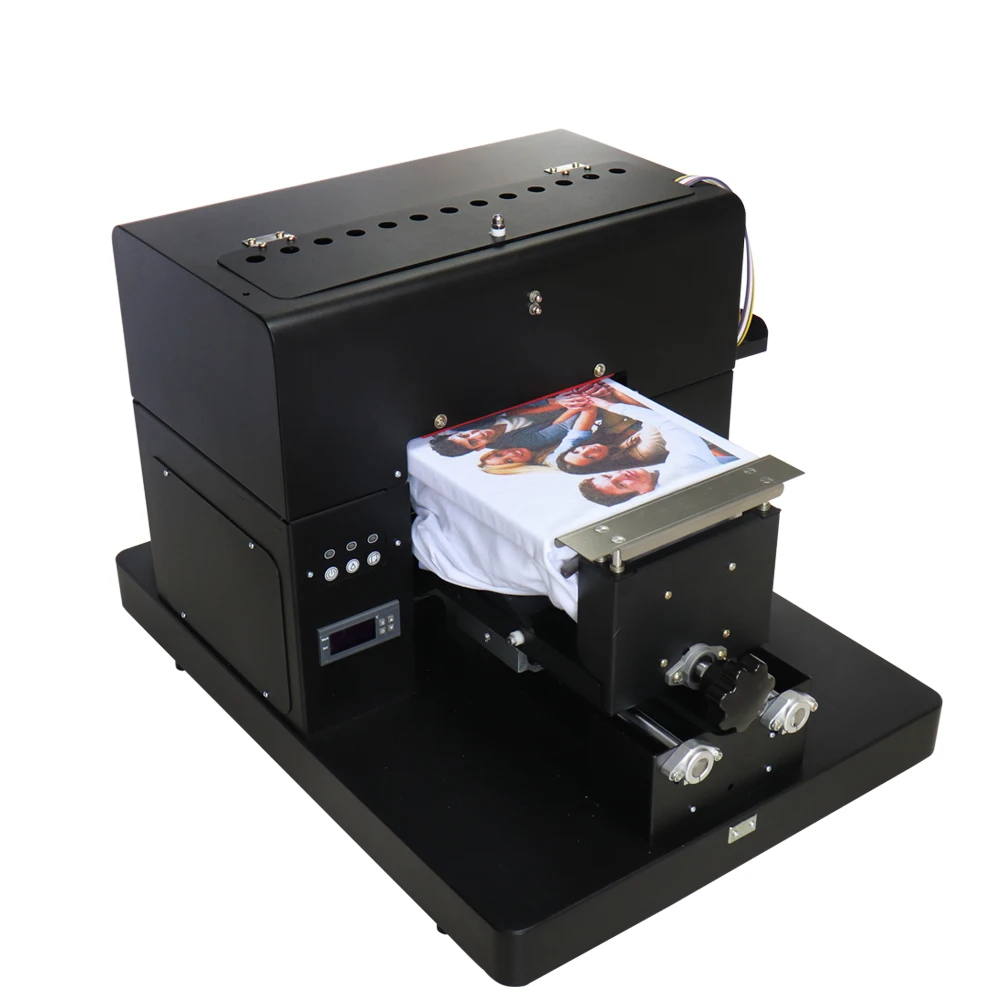 multifunctional A4 digital inkjet t-shirt printer with RIP software