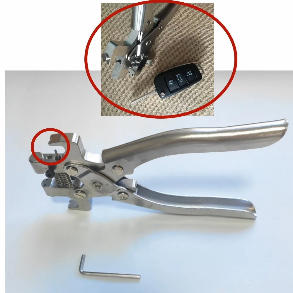 Car Key Disassembly Plier Set Tool for Folding Remote Peg Install & Flip Key Blade Pins Remover LocksmithTool