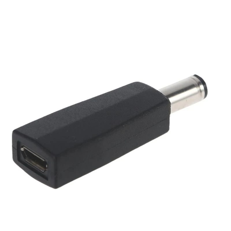 5,5x2,1 mm 4,0x1,7 mm 3,5x1,35 mm 2,5 x 0,7 mm samiec do mikro USB Zasilanie wtyczki żeńskiej