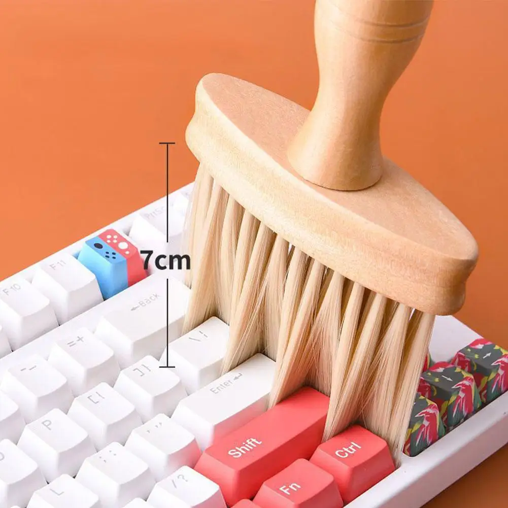 Cleaning Wooden Cleaning Brush Soft Bristles Multifunctional For Household Window Car Detail Dust Removal Cleaning Tools