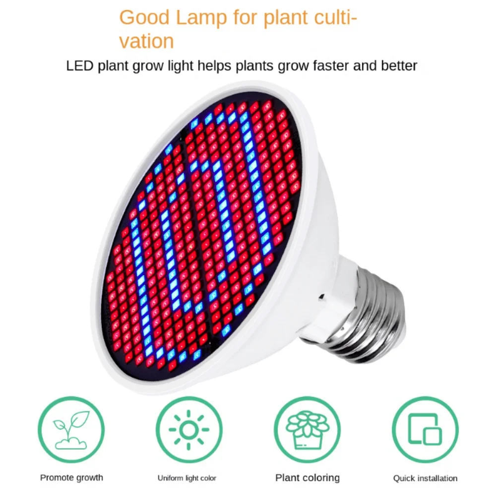 Luz LED de espectro completo E27, lámpara Phyto IR, bombilla roja, 85-265V, para invernadero, plántulas de interior, Fitolampy de flores, caja de tienda de cultivo