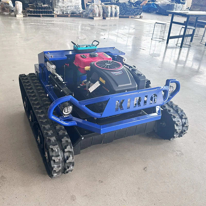 Lawn Mower Robotic Lawn Mower Safety Auto-Stop Blade Radio Control High-quality Customized Grass Cutting Machines All-terrain
