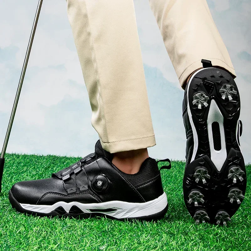 

Men Golf Shoes Spikes Golf Shoes Sneakers Unisex Golfing Sport Shoes Trainer