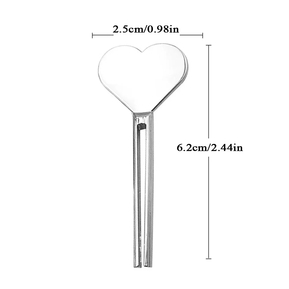 Practical Manual Tube Squeezer Key Roller Set Dispenser Bathroom Accessories Lazy People Useful Heart Circle Shaped Toothpaste