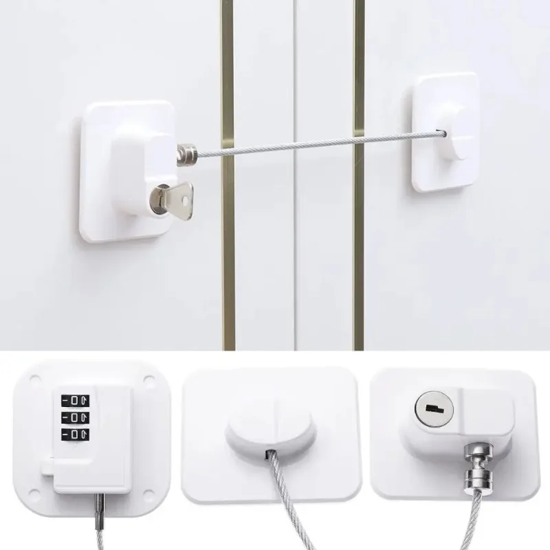 

Замок безопасности без сверления, детский замок для холодильника, ограничитель для окон, бытовой ограничитель, защита от падения, оконный замок.