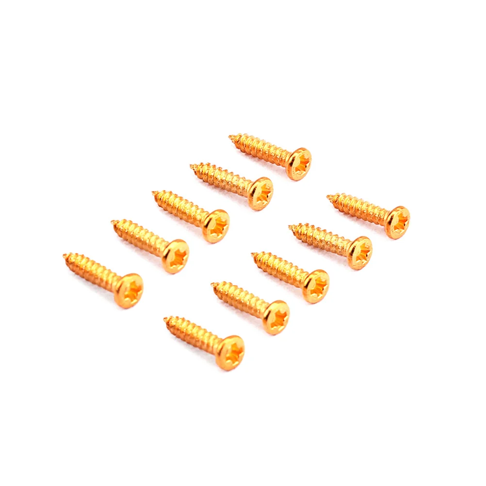 

50Pcs Iron Tuning Peg Screws Durable Long Lasting for Electric Acoustic Guitar Bass Tuning Pegs Guitar Tuner Screws