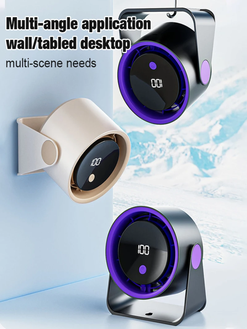 

Многофункциональный электрический вентилятор с циркуляцией, беспроводной портативный домашний тихий вентилятор, настольный настенный потолочный вентилятор, охладитель воздуха