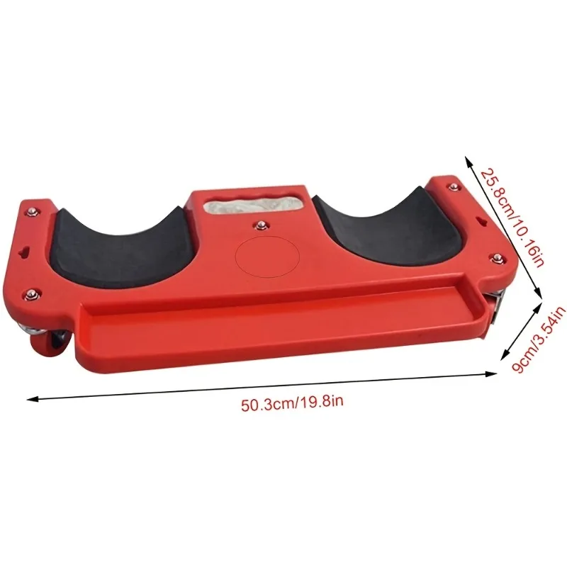 

1Pc Multi Function Rolling Knee Pad Platform with Wheels Built In Tool Tray Comfortable Cushioned Kneeling Pad for Machine