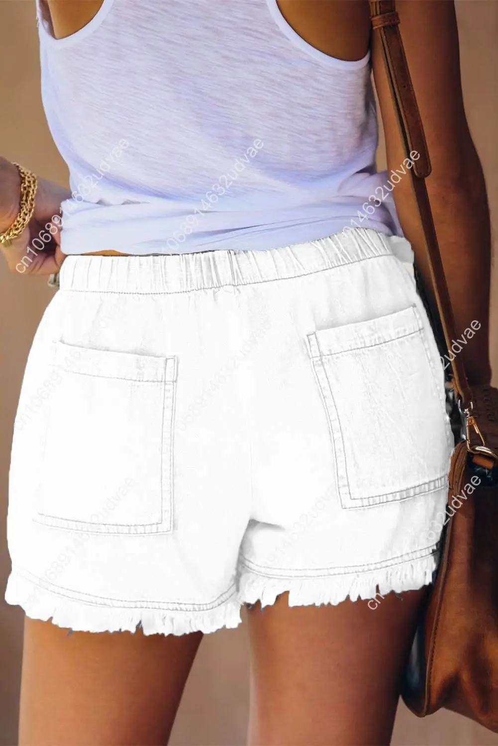 Womens Lightweight Shorts Casual Baggy Trendy Short Pants Elastic Waist Drawstring Comfy Shorts
